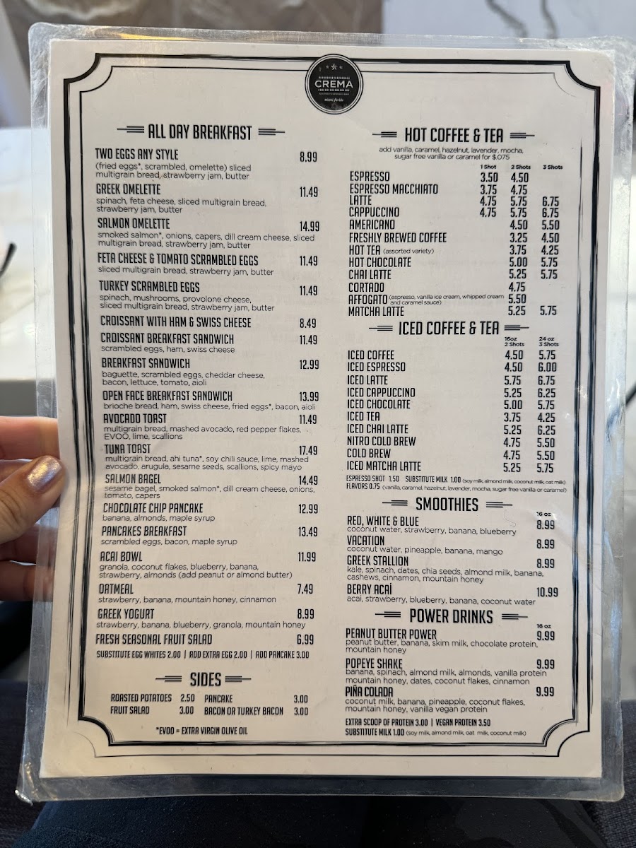 Crema Gourmet Menu - Image 5